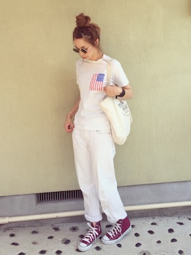 ちばのぞみ。さん（レディース・165cm）の夏コーディネート