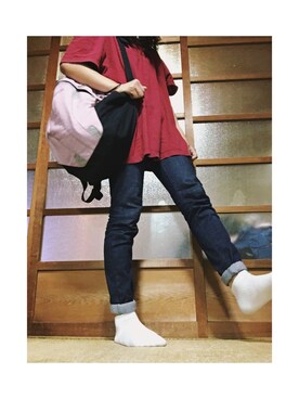 「sonoma（ソノマ）のアイテム」を使った、凜果さん（レディース・161cm）の夏コーディネート