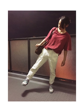 「アイテム（その他ヘアアクセサリー）」を使った、凜果さん（レディース・161cm）の夏コーディネート