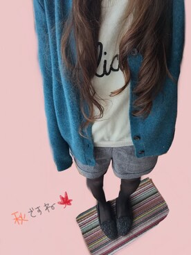 m*さん（レディース・152cm）の秋コーディネート