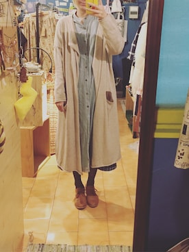 「soi-e（ソワ）のアイテム」を使った、olfaさん（レディース・163cm）の冬コーディネート