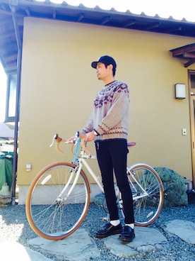 「BRUNO（ブルーノ）のアイテム」を使った、masaharunさん（メンズ・173cm）の冬コーディネート