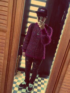 「マンウィズ」｜ﾏｼｭーさん（レディース・154cm）の冬コーディネート