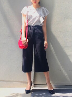 SANA KAMEOKAさん（レディース・162cm）の夏コーディネート