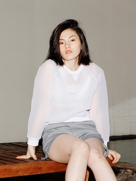 「ROCKET x LUNCH（ロケットアンドランチ）のアイテム」を使った、rocketxlunchさん（レディース・166cm）の夏コーディネート