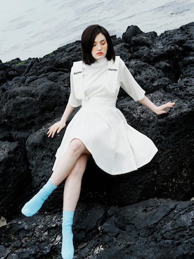 「ROCKET x LUNCH（ロケットアンドランチ）のアイテム」を使った、rocketxlunchさん（レディース・166cm）の夏コーディネート