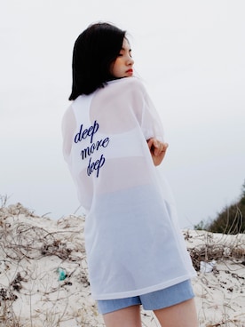 「ROCKET x LUNCH（ロケットアンドランチ）のアイテム」を使った、rocketxlunchさん（レディース・166cm）の夏コーディネート