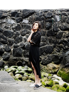 「skirt」｜「アイテム（その他）」を使った、rocketxlunchさん（レディース・166cm）の夏コーディネート