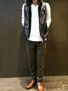 「attack the mind 7（アタックザマインドセブン）のアイテム（トップス）」を使った、shinyaさん（メンズ・174cm）の秋コーディネート