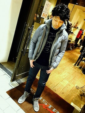 「Leather Crown（レザークラウン）のアイテム」を使った、shinyaさん（メンズ・174cm）の秋コーディネート