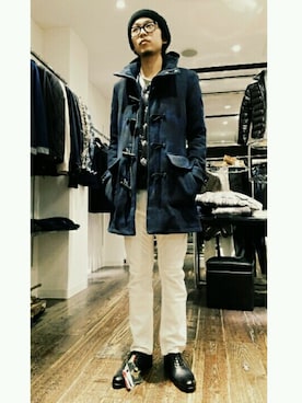 「Orobianco（オロビアンコ）のアイテム（シューズ）」を使った、shinyaさん（メンズ・174cm）の秋コーディネート