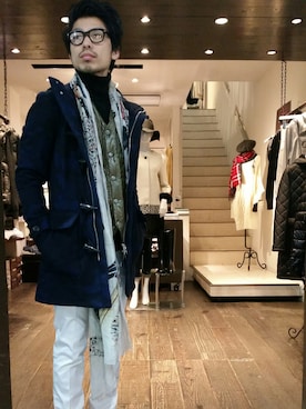 「attack the mind 7（アタックザマインドセブン）のアイテム（ジャケット/アウター）」を使った、shinyaさん（メンズ・174cm）の冬コーディネート