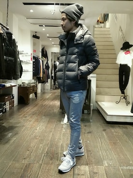 「Orobianco（オロビアンコ）のアイテム（シューズ）」を使った、shinyaさん（メンズ・174cm）の冬コーディネート