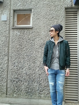 shinyaさん（メンズ・174cm）の冬コーディネート