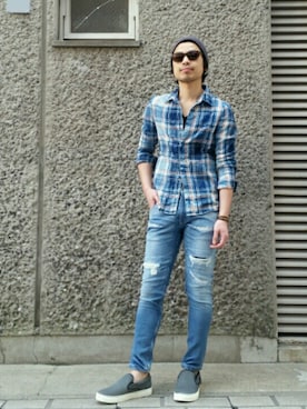 shinyaさん(メンズ・174cm)の春コーディネート