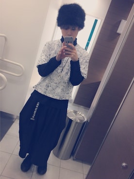 「G.V.G.V.（ジーヴィージーヴィー）のアイテム」を使った、中込さん（メンズ・169cm）の秋コーディネート