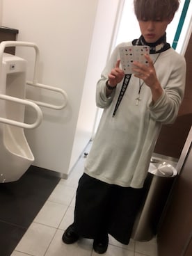 「G.V.G.V.（ジーヴィージーヴィー）のアイテム」を使った、中込さん（メンズ・169cm）の秋コーディネート