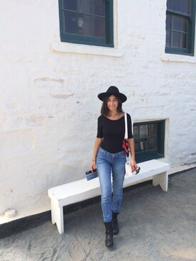 「ONLY NY（オンリーニューヨーク）のアイテム（パンツ）」を使った、the gold eyed girlさん（レディース・168cm）の夏コーディネート