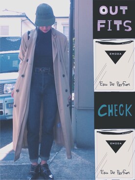 高千 真穂さん（レディース・165cm）の秋コーディネート