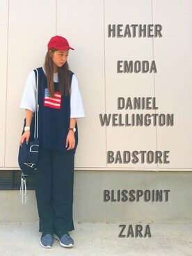 高千 真穂さん（レディース・165cm）の夏コーディネート