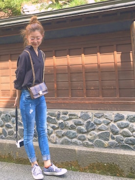 高千 真穂さん（レディース・165cm）の秋コーディネート