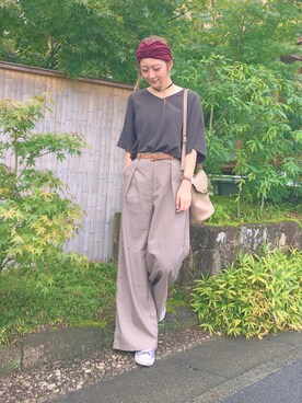 高千 真穂さん(レディース・165cm)の秋コーディネート