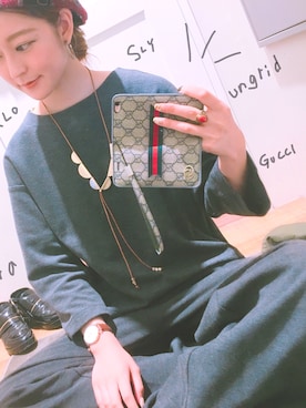 高千 真穂さん（レディース・165cm）の秋コーディネート