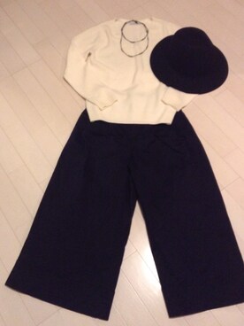 「ハットコーデ」｜じーさんさん（レディース・150cm）の秋コーディネート