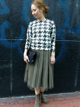 Amiさん（レディース・156cm）の秋コーディネート