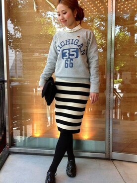 Amiさん（レディース・156cm）の秋コーディネート