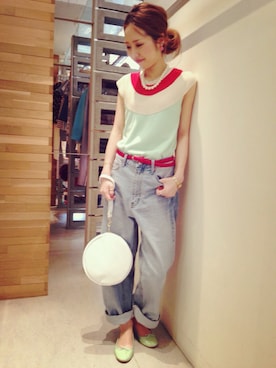 Amiさん（レディース・156cm）の春コーディネート