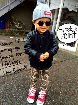 EITOさん(キッズ・90cm)の冬コーディネート