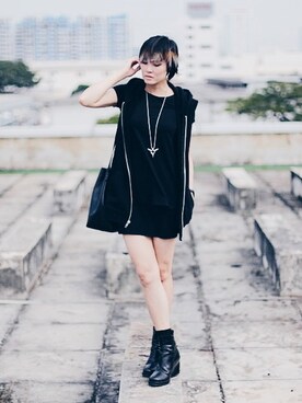 「wearsg」｜「アイテム（ショルダーバッグ）」を使った、Arissa Haさん（レディース・168cm）の冬コーディネート