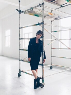 「wearsg」｜「アイテム（ブーツ）」を使った、Arissa Haさん（レディース・168cm）の冬コーディネート