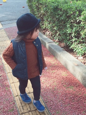 aym＊aoiさん（キッズ・100cm）の秋コーディネート