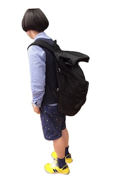 「Laundry（ランドリー）のアイテム（バッグ）」を使った、まほち‼︎さん（レディース・154cm）の夏コーディネート