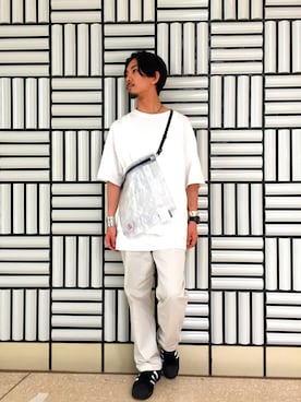 「CODY SANDERSON（コディサンダーソン）のアイテム（バングル/リストバンド）」を使った、Shouya Kitayamaさん（メンズ・171cm）の夏コーディネート