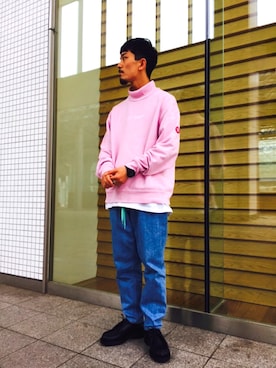 「FLAGSTUFF（フラグスタフ）のアイテム（パンツ）」を使った、Shouya Kitayamaさん（メンズ・171cm）の秋コーディネート