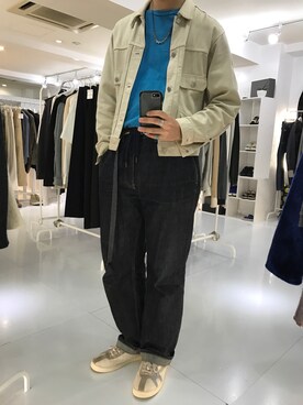 「Gosha Rubchinskiy（ゴーシャラブチンスキー）のアイテム」を使った、壮さん（メンズ・178cm）の秋コーディネート