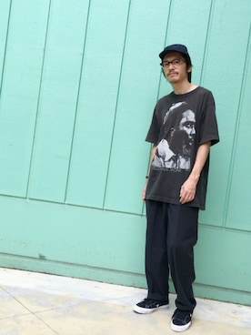 「S/DOUBLE （エスダブル）のアイテム」を使った、YMNさん（メンズ・175cm）の秋コーディネート