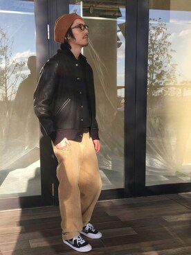 「男気japan」｜YMNさん（メンズ・175cm）の冬コーディネート