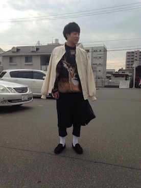 「First Aid to the Injured(ファースト・エイド・トュ・ザ・インジュアード)のアイテム」を使った、S.r さん(メンズ・173cm)の冬コーディネート