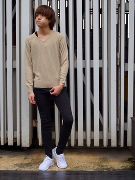 HARUはるHARUさん（メンズ・182cm）の秋コーディネート