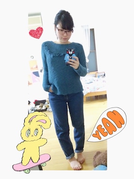 真結さんのコーディネート