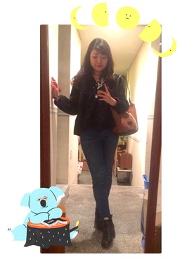 真結さんのコーディネート