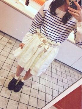 「keisuke kanda（ケイスケカンダ）のアイテム（Tシャツ/カットソー）」を使った、kotoneさん（レディース・158cm）の夏コーディネート