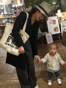 「DES PRES（デ・プレ）のアイテム（ジャケット/アウター）」を使った、naaさん（レディース・165cm）の冬コーディネート