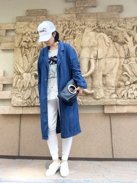 「C.ali（カリ）のアイテム」を使った、ことぶき。さん（レディース・156cm）の春コーディネート