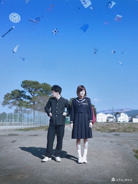 「カップルコーデ」｜shomaaさん（レディース・168cm）の夏コーディネート