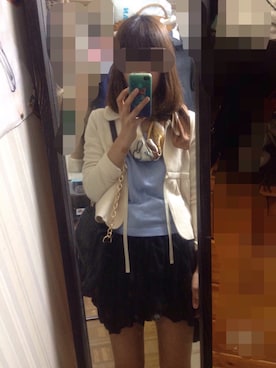 「BEAMS（ビームス）のアイテム（その他アウター）」を使った、あろまんØさん（レディース・160cm）の春コーディネート